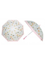 Зонт полуавтомат  R=50см  PVC  (рыбки)