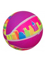 Мяч резиновый  0020  (баскетбол/розовый)