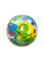 Мяч  PU  00063  (с картинкой "динозавр")