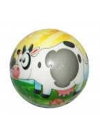 Мяч  PU  00075  (с картинкой "корова")