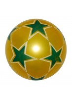 Мяч резиновый  0020  (звезды/желтый)