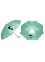 Зонт полуавтомат  R=50см/235  (мальчик с собакой/зеленый)
