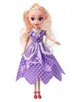 Кукла  ВП  "Изабелла"  8220  (фиолетовое длинное платье)  (нг)