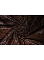 Мех блестящий тонкий темно-коричневый  (50х50 см)