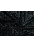 Мех блестящий тонкий черный  (50х50 см)
