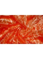 Мех оранжевый с длинным ворсом (тонкий)  (50х50 см)