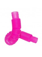 Гибкая труба  Pop Tubes  антистресс  (d=2,8см/розовая)  GT-018