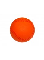 Мяч  PU  00060  (бейсбол/оранж. с красной полос.)