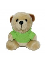 МИ  Медведь  0013  (бежевый/в зеленой футболке)