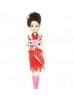 Кукла  ВП  "Берта"  0728  (красное платье)  (тт)