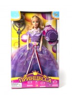 Кукла  ВК  "Принцесса"  (фиолетовое платье)  (нг)