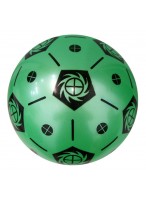 Мяч резиновый  00220  (футбол/зеленый)  171113001