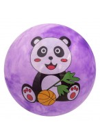 Мяч резиновый  0022  фиолетовый  панда