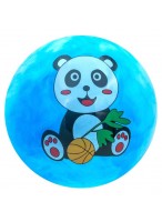 Мяч резиновый  0022  голубой  панда