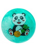 Мяч резиновый  0022  зеленый  панда