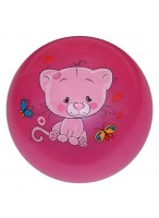 Мяч резиновый  0022  розовый  розовая пума