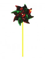 Ветрячок  "Звезда"  d=16см  (зелено-красный)