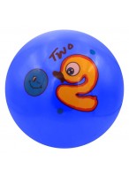 Мяч резиновый  0022  синий  цифра 2