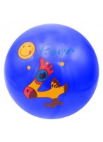 Мяч резиновый  0022  синий  цифра 4