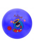 Мяч резиновый  0022  синий  цифра 9