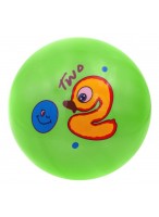Мяч резиновый  0022  зеленый  цифра 2