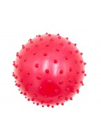 Мяч резиновый с шипами  00130  красный