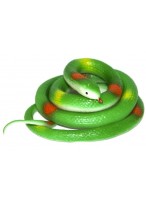 Змея-тянучка  0100  ярко-зеленая  микс