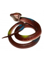 Змея-тянучка  0070  кобра  коричневая