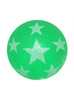 Мяч каучуковый  00030  ВП  (звезды/зеленый)