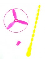 Вертушка с запуском  ВП  (d=17см/розово-желтая)