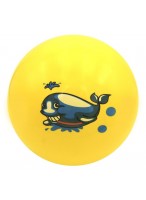 Мяч резиновый  0022  550-6412  желтый  кит