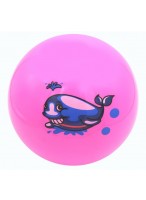 Мяч резиновый  0022  550-6412  розовый  кит