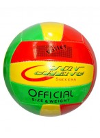 Мяч волейбольный  F17700/260г  (желто-красно-зеленый)