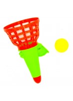 Игра  "Ловушка"  ВП  47982  (1 шарик/зелено-оранжевая)