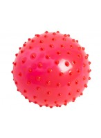 Мяч резиновый с шипами  00100  красный