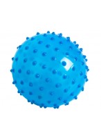 Мяч резиновый с шипами  00100  синий