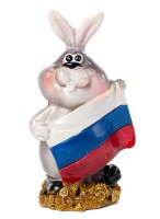 Сувенир  Кролик  (с флагом)