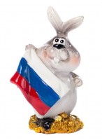 Сувенир  Кролик  (с флагом)