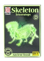 Скелет  ВК  18-28 (D)  "Трицератопс"  (светится в темноте)