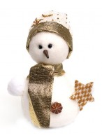 ИЕ  МН  "Снеговик"  (золотой шарф/со звездой)