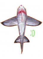 Змей воздушный  140/164  "Злая акула"  471-119  (серая)