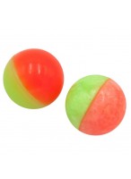 Мяч каучуковый  00030  (двухцветный/зелено-оранжевый/микс)