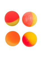 Мяч каучуковый  00030  (двухцветный/желто-оранжевый/микс)