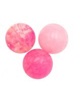 Мяч каучуковый  00025  (мраморный/розовый/микс)