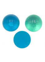 Мяч каучуковый  00025  (синий/микс)