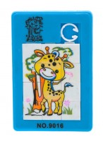 Игра  "Пятнашки"  ВП  45055  (жираф/голубая)