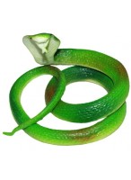 Змея-тянучка  0075  кобра  светло-зеленая  49291