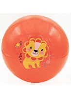 Мяч резиновый  0022  G20636  красный  лев