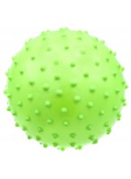 Мяч резиновый с шипами  00100  светло-зеленый