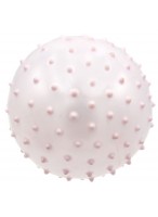 Мяч резиновый с шипами  00100  светло-розовый